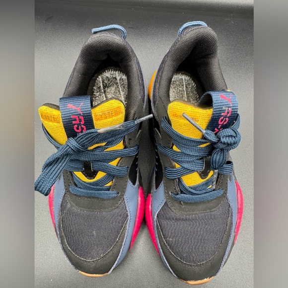 Puma Black and Blue Sneakers Dynamic Design - Picture 11 of 14